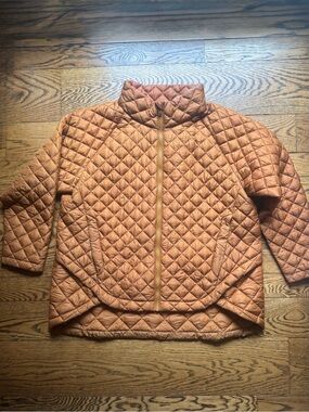 Athleta Burnt Orange Women's Puffer Jacket